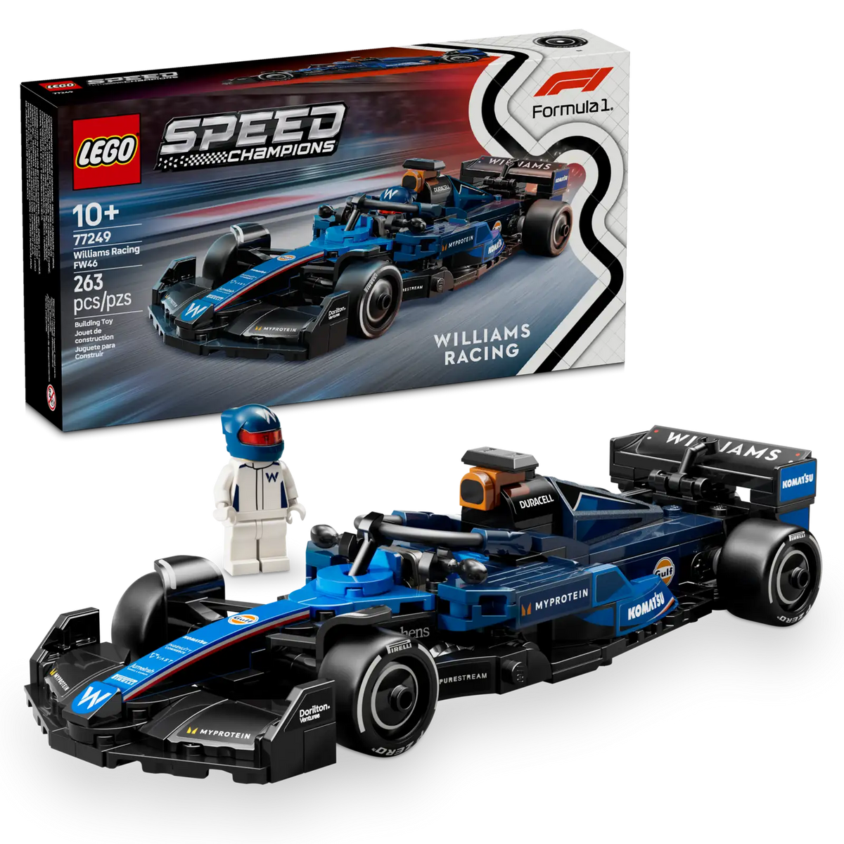 kco 様 LEGO®️ Speed Champions Williams Racing FW46 F1 Race Car (77249