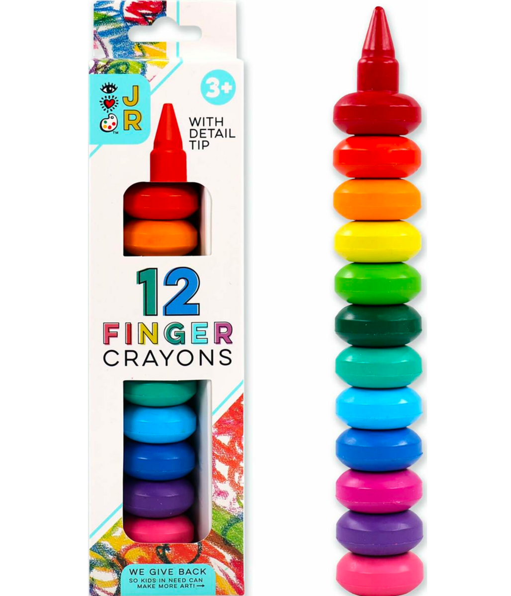12 Finger Crayons Kazoodles Toys