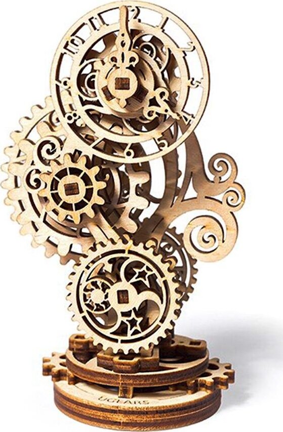 UGears Steampunk Clock Wooden 3D Model Kit