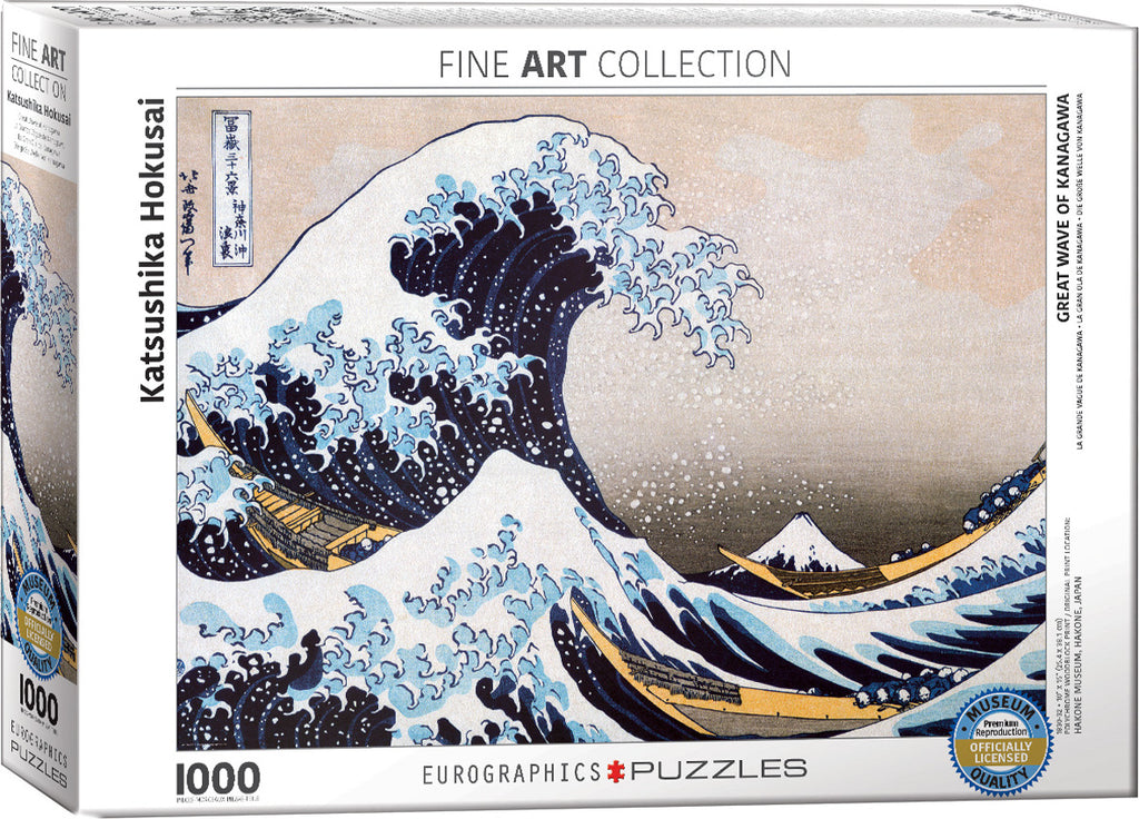 Great Wave Of Kanagawa By Katsushika Hokusai 1000-piece Puzzle