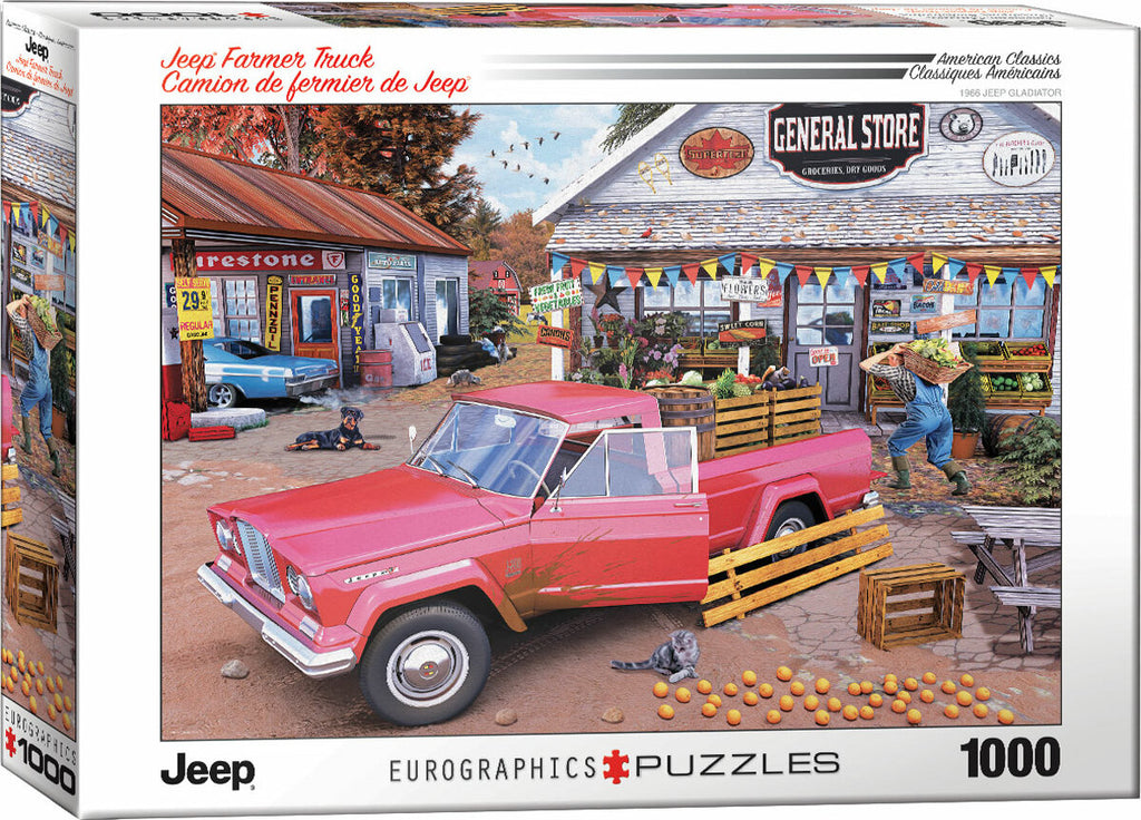 Jeep Farmer Truck puzzle (1000 pc)