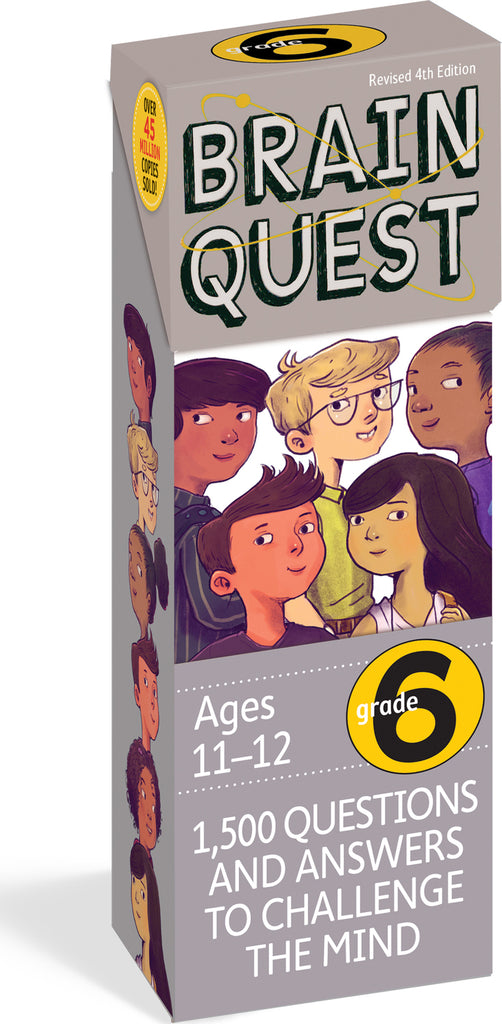 Brain Quest 6th Grade Q&A Cards: 1,500 Questions and Answers to Challenge the Mind. Curriculum-based! Teacher-approved!