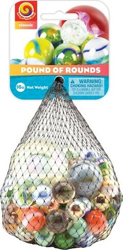 Marbles - Pound of Rounds (assorted)