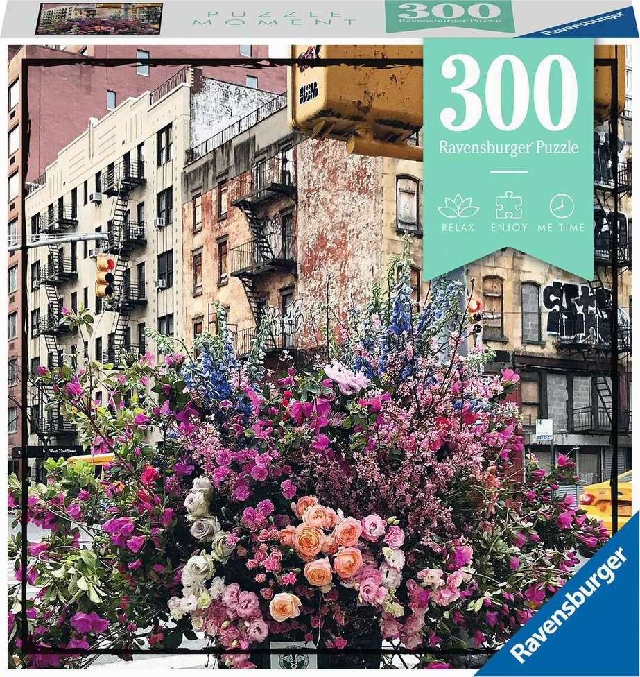 Puzzle Moment: Flowers in New York (300 pc Puzzle)
