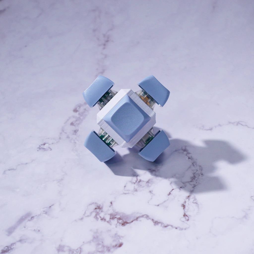 6 Key Cube: Mechanical Keyboard Fidget - Pastel Colors – Kazoodles Toys