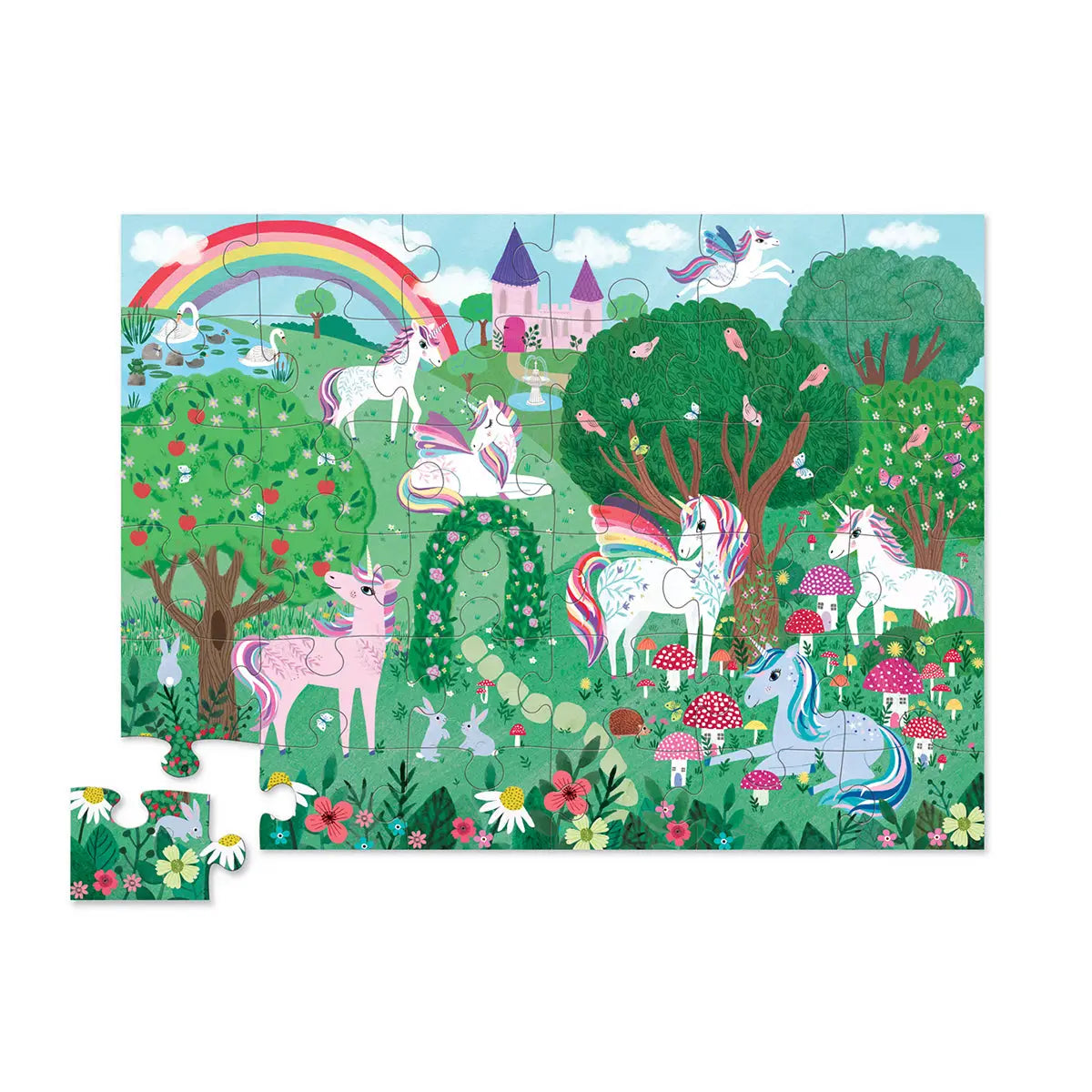 36-pc Shaped Box Puzzle/Unicorn Dreams – Kazoodles Toys