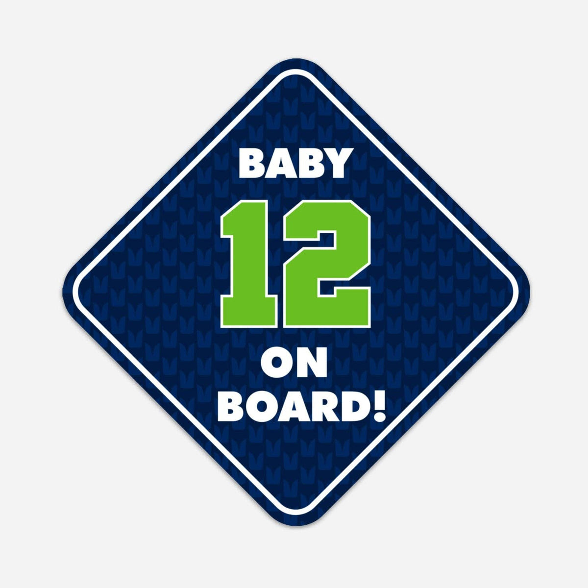 Baby 12 On Board Vinyl Car Sticker – Kazoodles Toys