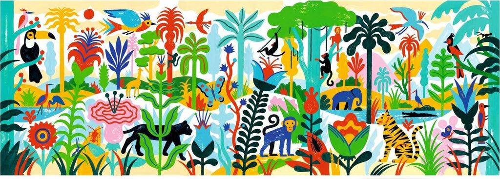 Jungle 100pc Gallery Jigsaw Puzzle + Poster