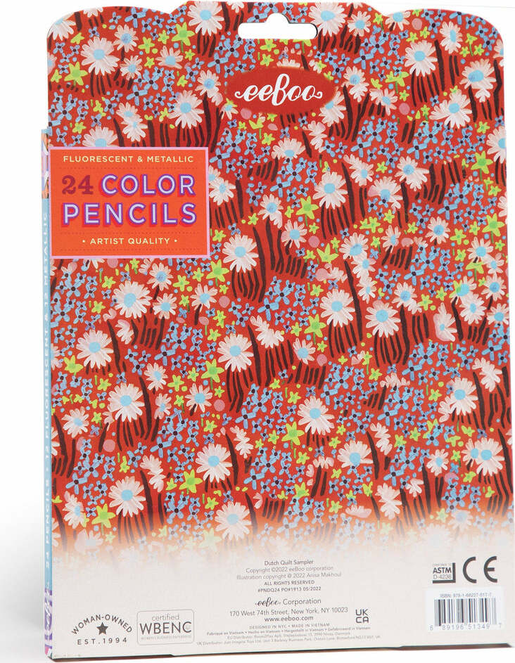 Dutch Quilt Sampler 24 Color Pencils