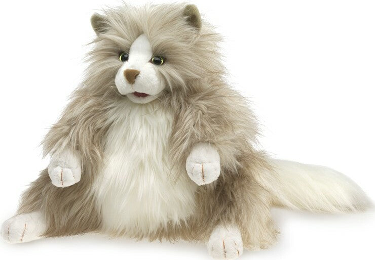 Cat, Fluffy Hand Puppet