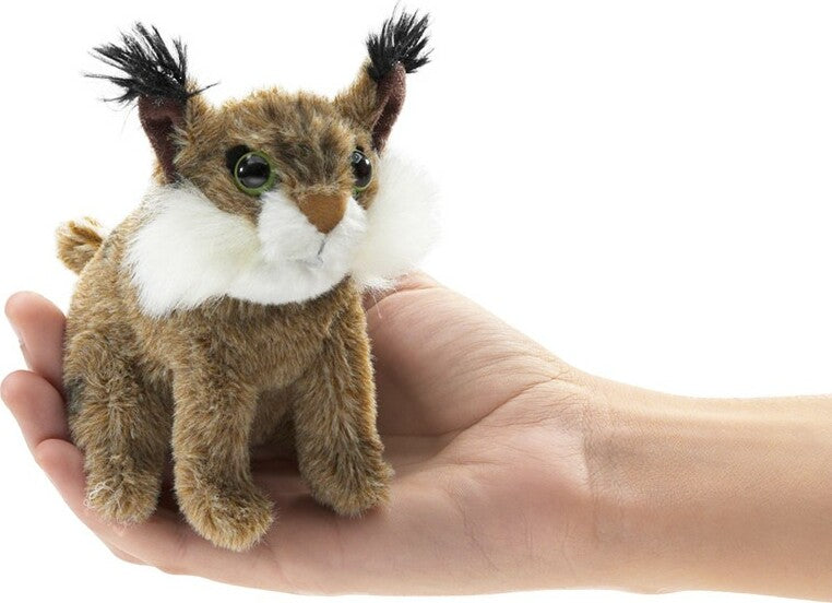 Mini Bobcat Finger Puppet