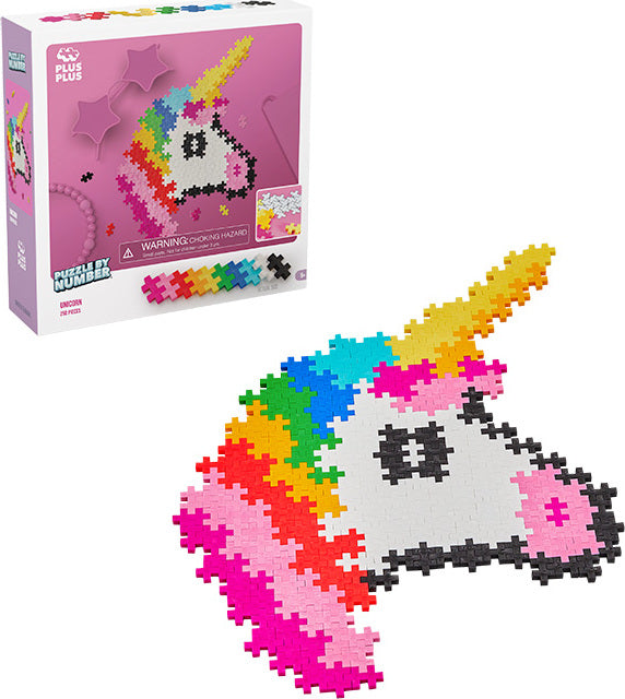 Plus-Plus Puzzle By Number - 250 pc Unicorn
