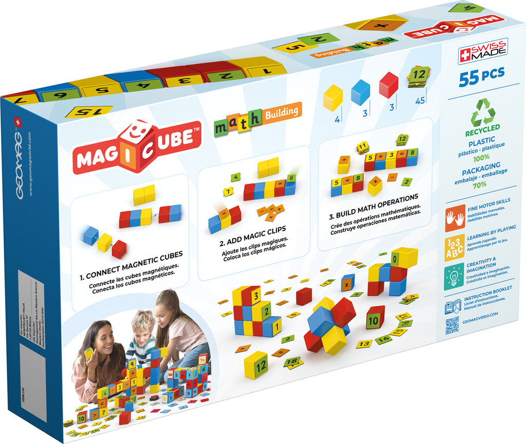 Magicube Math Buidling Recycled 55 pcs