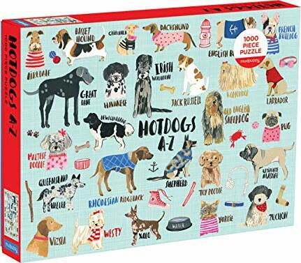 Hot Dogs A-Z 1000 Piece Puzzle