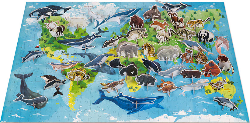 Educational Puzzle: World Wildlife Fund Priorities Species 350 Pcs