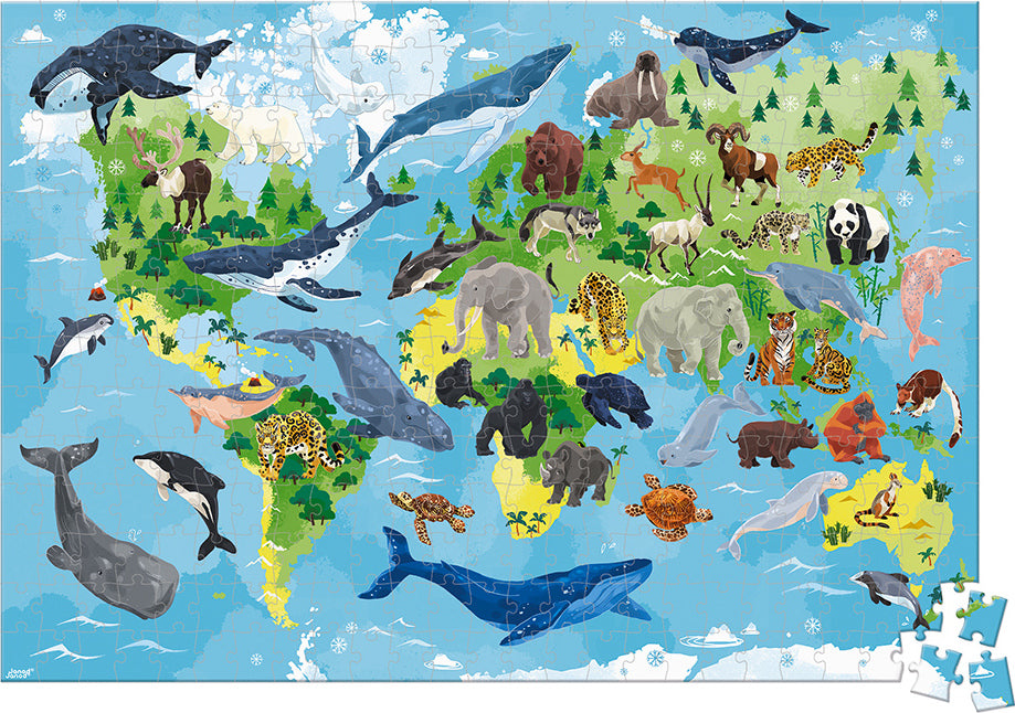 Educational Puzzle: World Wildlife Fund Priorities Species 350 Pcs