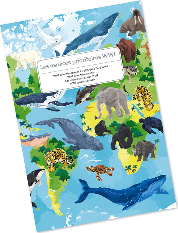 Educational Puzzle: World Wildlife Fund Priorities Species 350 Pcs