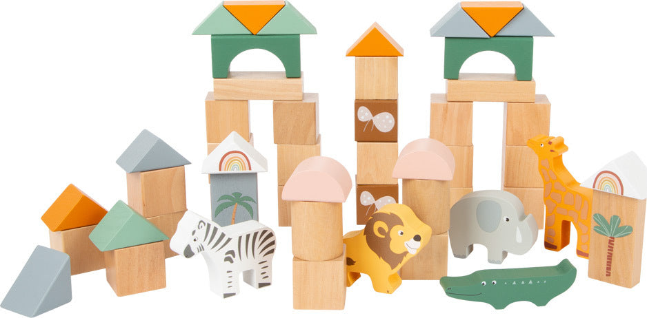 Wooden Building Blocks "Safari"