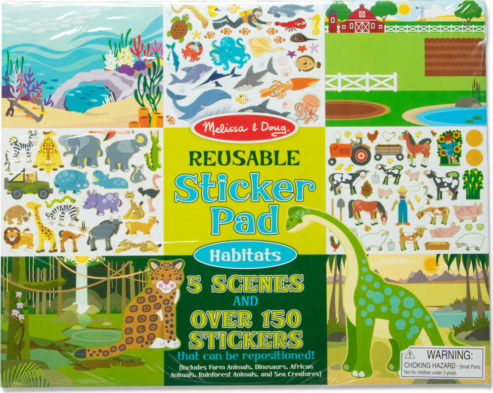Reusable Sticker Pad - Habitats
