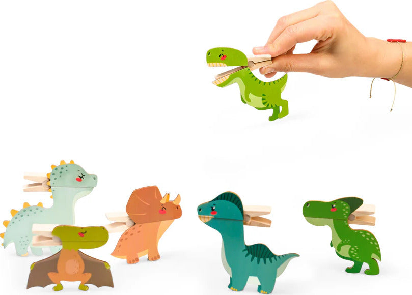 Clothespin Puppets Dinosaurs