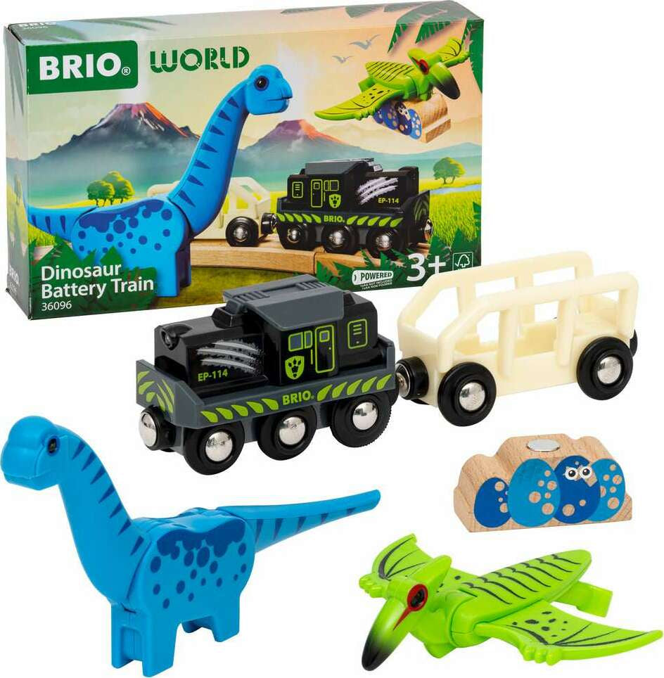 BRIO World – 36096 Dinosaur Battery Train