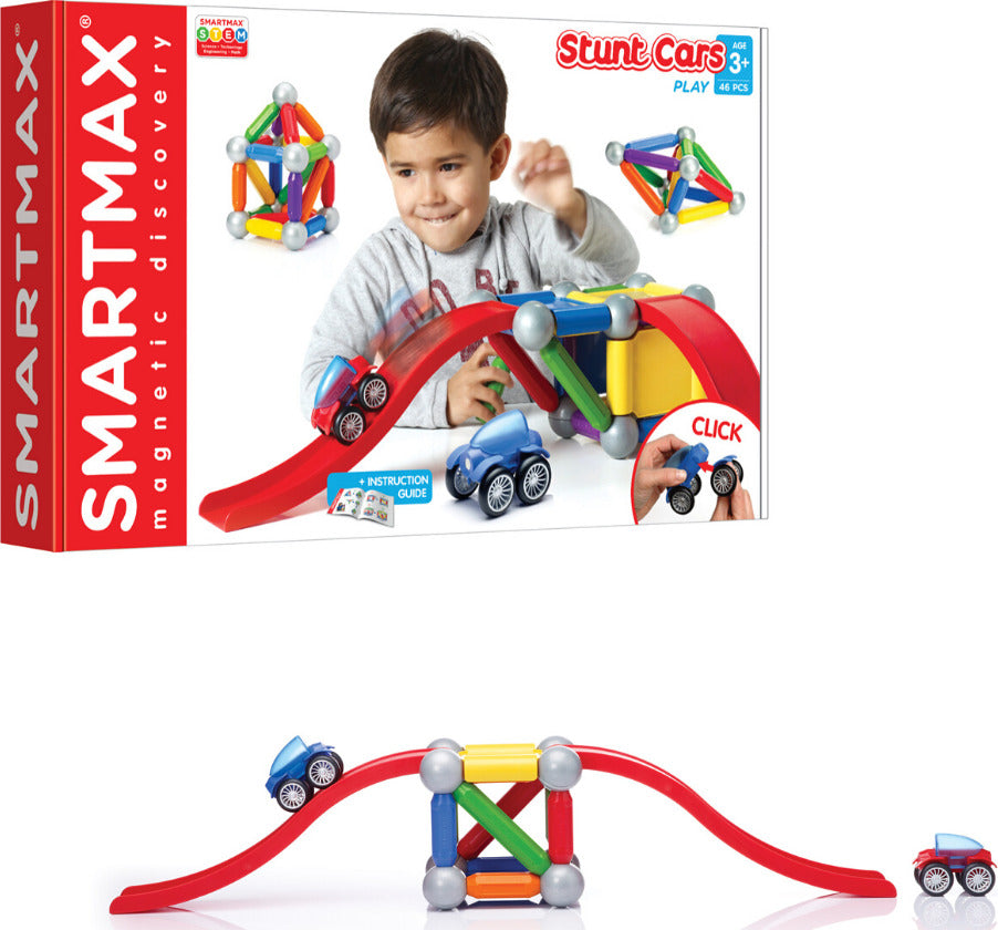 SmartMax My First Build and Drive Magnetic Building Vehicle STEM Play Set  for Ages 1-5