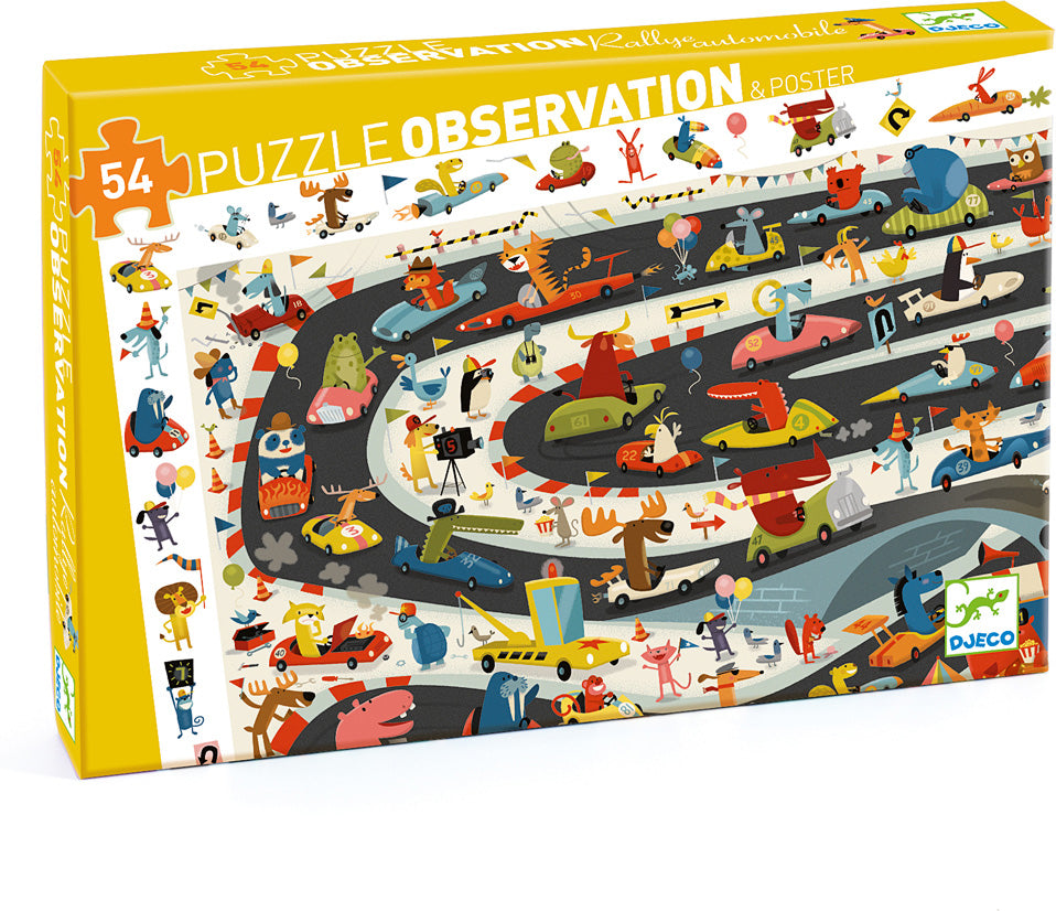 Automobile Rally Observation Puzzle