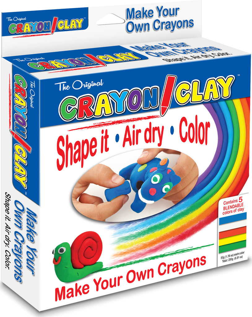Crayon Clay  50g, 5 Colors