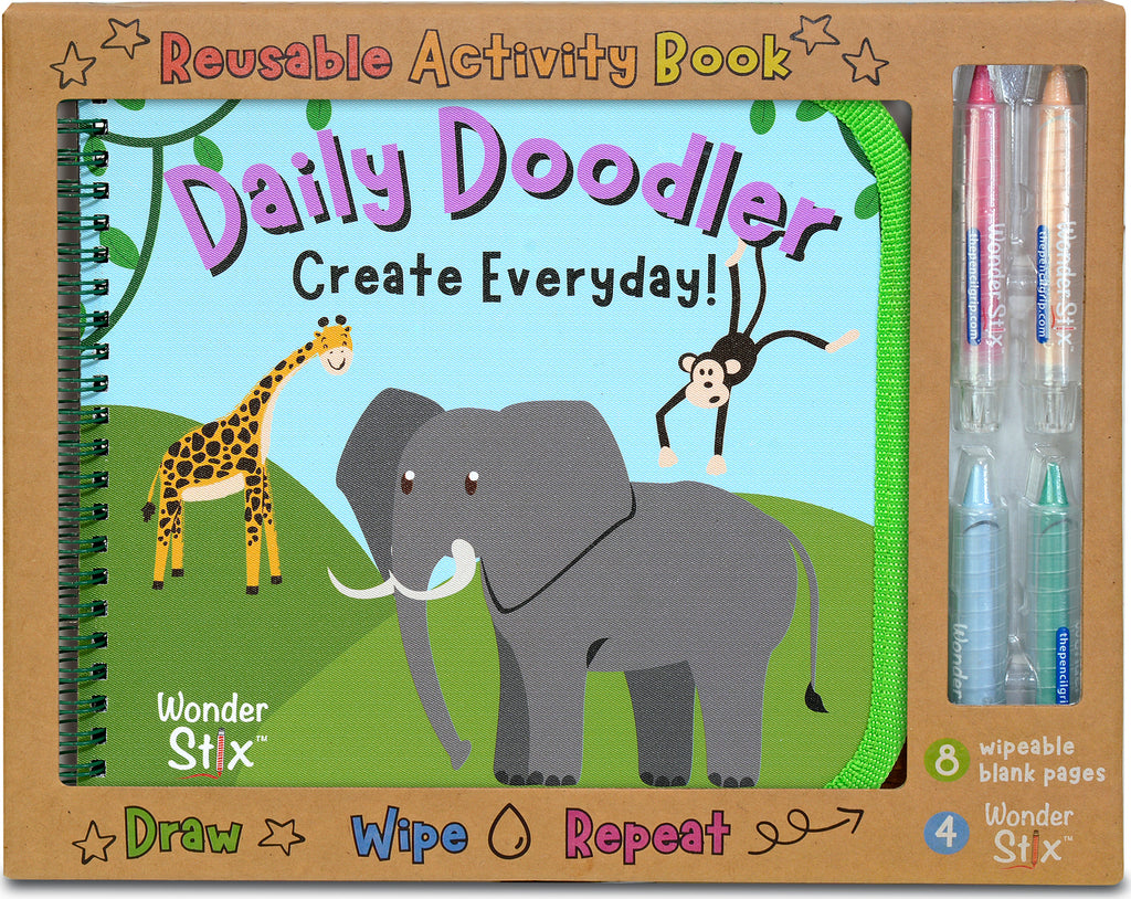 Daily Doodler Jungle Animals Cover