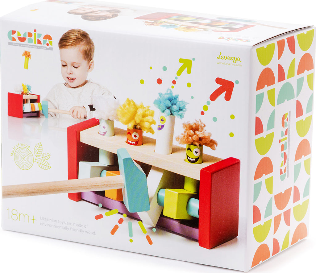 Cubika Wooden Jumping Clowns